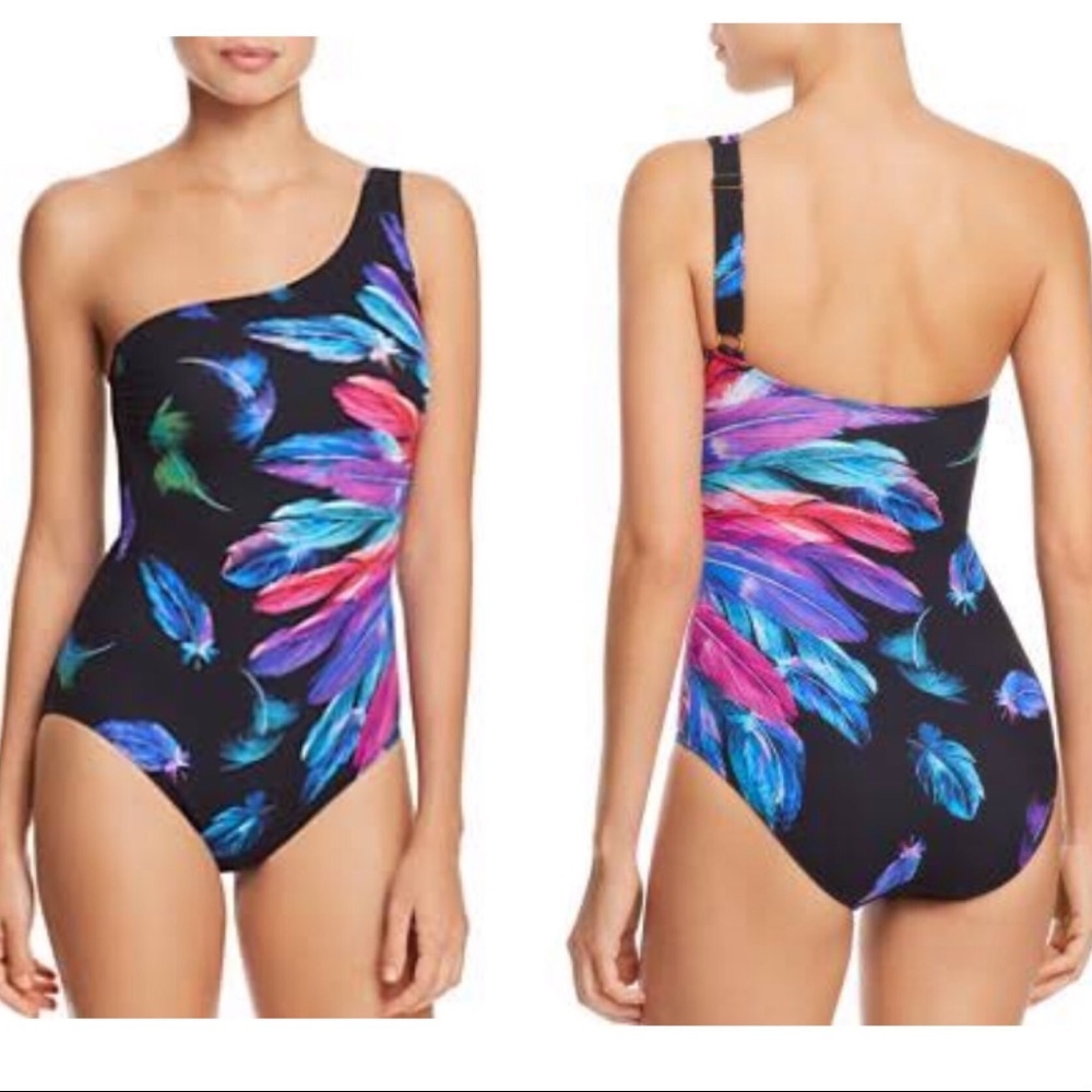 Profile by Gottex - Reverie Asymmetrical One Piece Swimsuit - New With Tags!